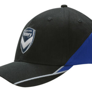 Brushed Heavy Cotton with Fabric Inserts on Crown & Peak, Embroidered Lines on Peak (2695) 1 | Promotion Wear, Melbourne 2695_Mixed