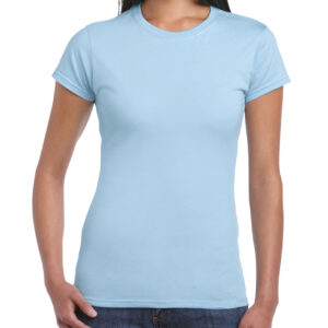 Gildan Softstyle Ladies' T-Shirt Light Blue Small (64000L) 1 | Promotion Wear, Melbourne 64000L-069-Alternate1_lrg.jpg