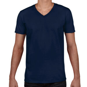Gildan Sofystyle Adult V-Neck T-Shirt Navy Small (64V00) 1 | Promotion Wear, Melbourne 64V00-032-Alternate1_lrg.jpg