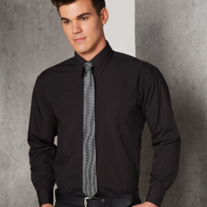 BS01L Men's Poplin Long Sleeve Business Shirt 2 | | Promotion Wear