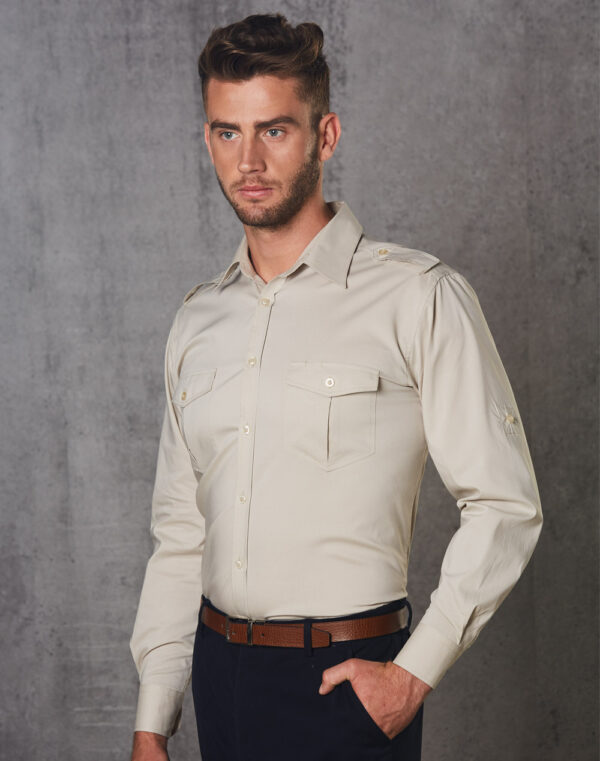 M7912 Men's Long Sleeve Military Shirt 1 | | Promotion Wear