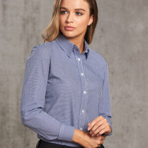 M8320L Ladies’ Multi-Tone Check Long Sleeve Shirt 4 | | Promotion Wear