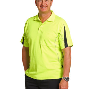 SW25A HI-VIS LEGEND SHORT SLEEVE POLO Mens' 1 | Promotion Wear, Melbourne SW25A_01