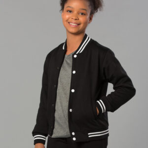 FL11K FLEECE LETTERMAN Kids' 1 | Promotion Wear, Melbourne FL11K_01