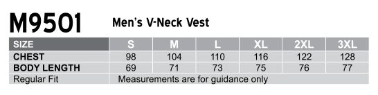 M9501 Men's V-Neck Vest