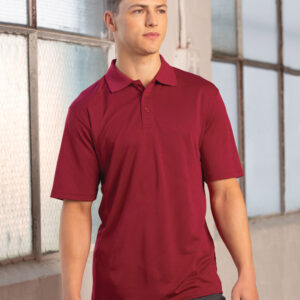 PS59 Mens Bamboo Charcoal Eco Fabric Short Sleeve Polo.