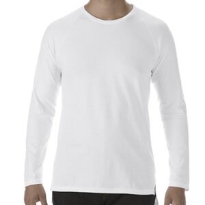 5628 Adult Lightweight Long & Lean Long Sleeve Raglan Tee 1 | Promotion Wear, Melbourne 5628-Adult-Lightweight-Long–Lean-Long-Sleeve-Raglan-Tee-White