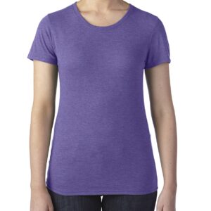 6750L-Womens-Tri-Blend-Tee-Heather-Purple