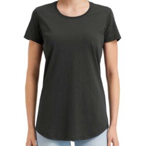 790L Women's Black Tee 1 | Promotion Wear, Melbourne 790L-Womens-Black-Tee-Smoke
